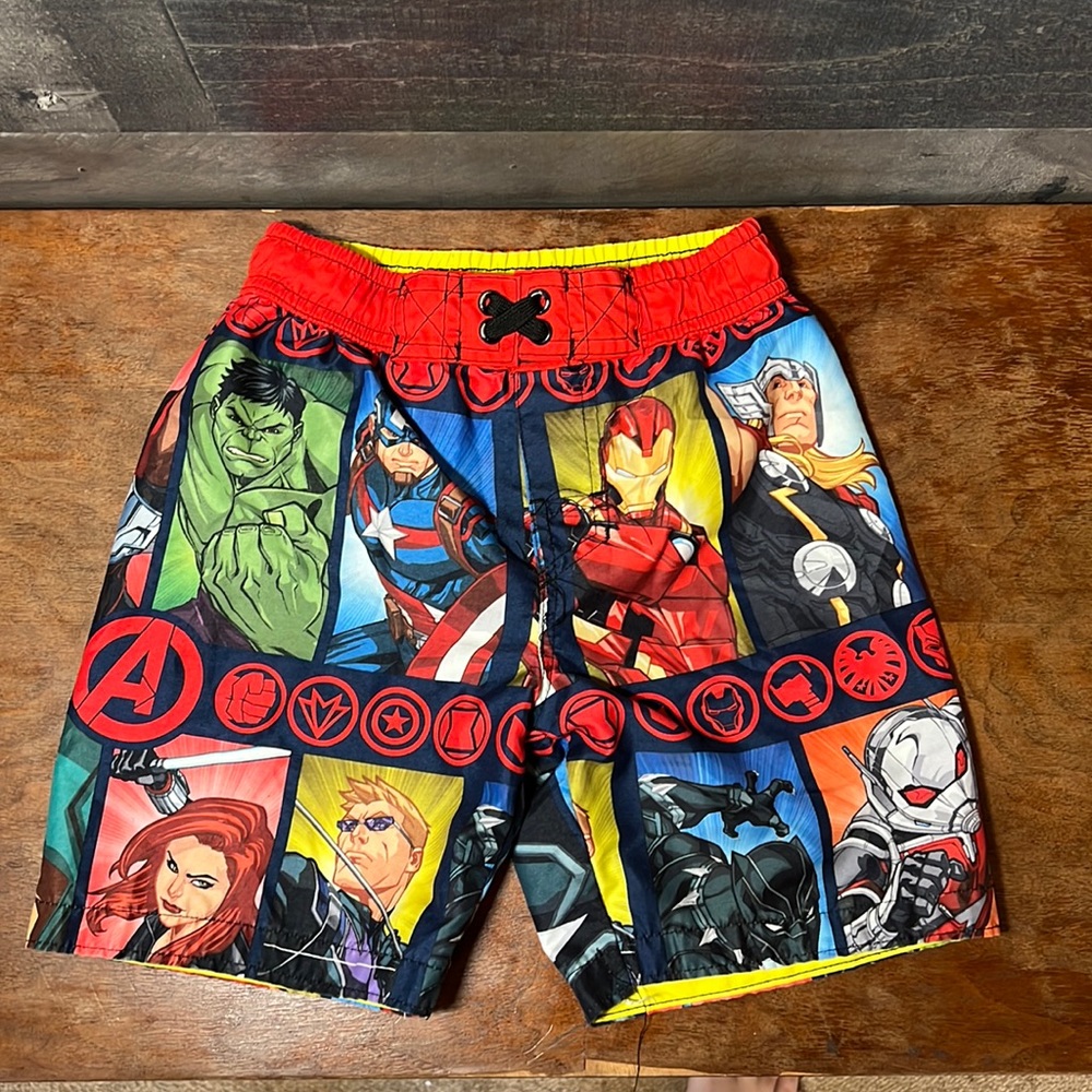 Fine Marvel Avengers Swim Trunks